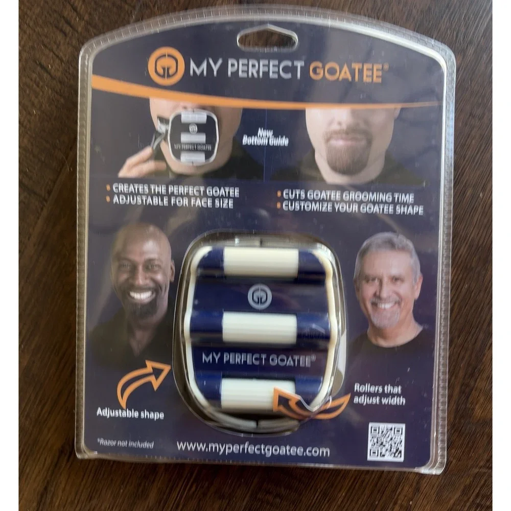 My Perfect Goatee® Shaving Template - Create a Perfectly Assorted Sizes New